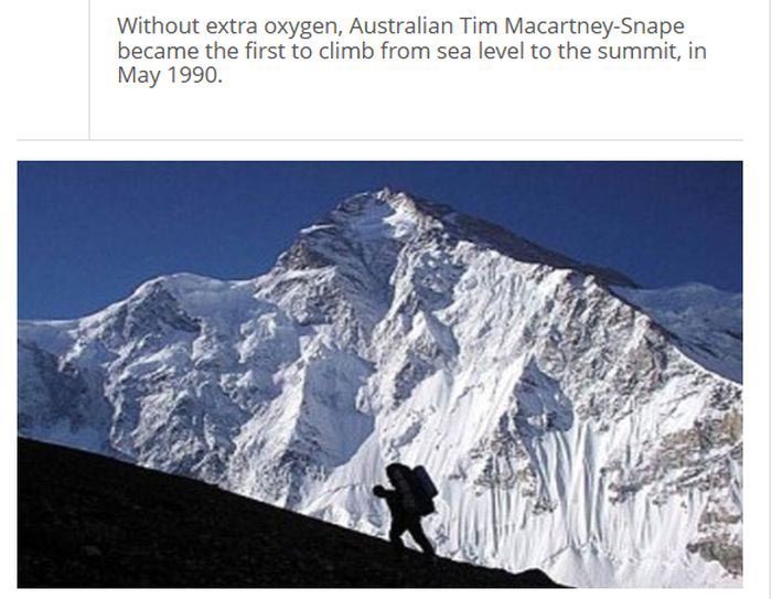 Facts about Mount Everest