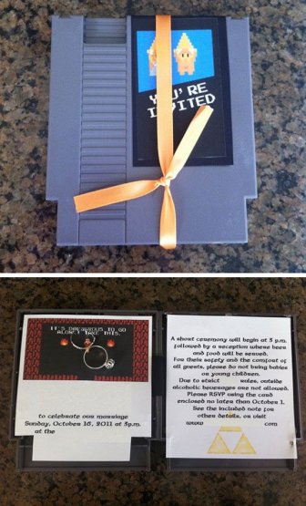 Geeky Wedding Invitations