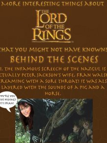 Lord of The Rings Facts