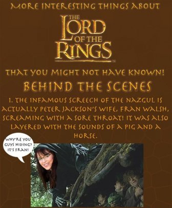 Lord of The Rings Facts