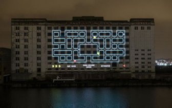 Gigantic Pacman in London