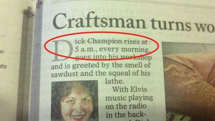 Unlucky People with Unfortunate Names