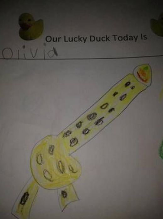Inappropriate Children's Drawings