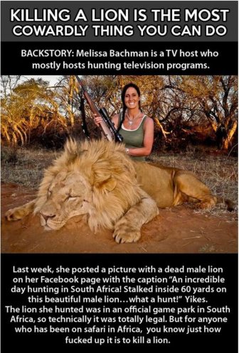 There’s No Sport in Killing Lions