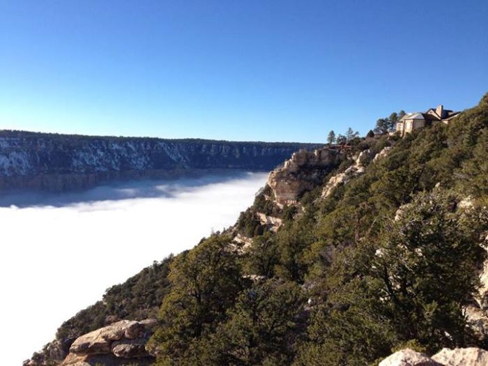 Fog in Grand Canyon
