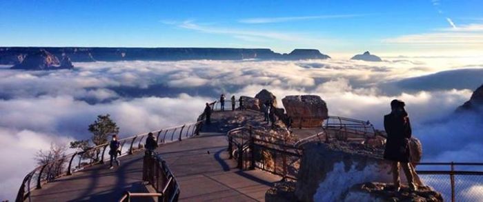 Fog in Grand Canyon