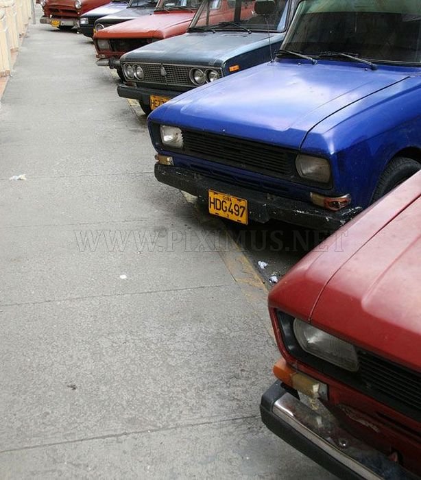 Russian cars in Cuba