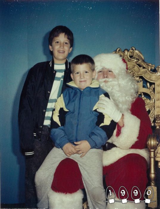 Annual Santa Photo, 1980-2013, part 19802013