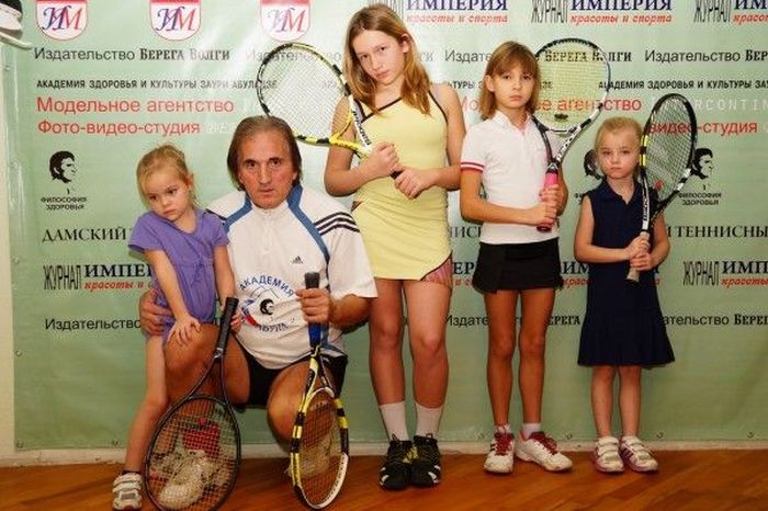 Russian Tennis Coach Who Only Trains Beautiful Women