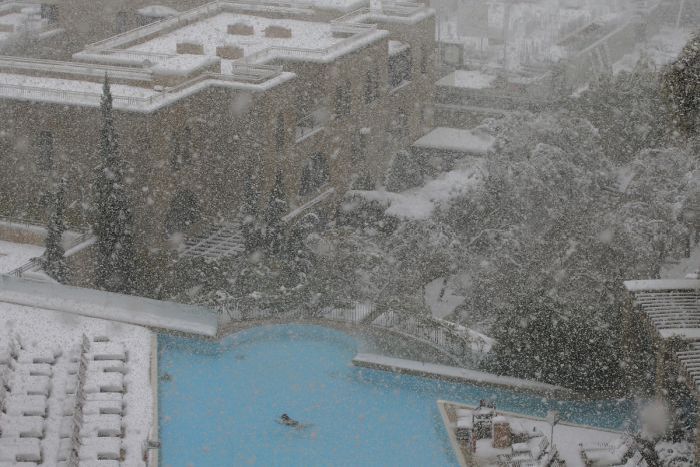 Snow in Egypt