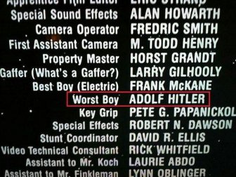 Funny Moments in Movie Credits