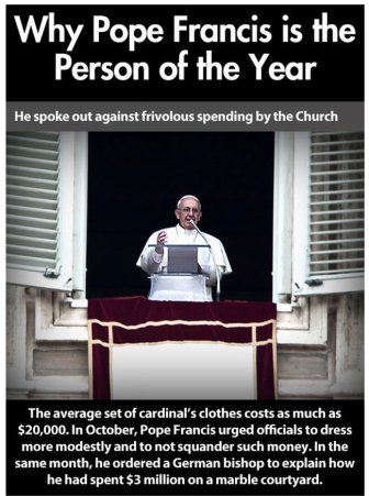 Pope Francis is the Person of the Year
