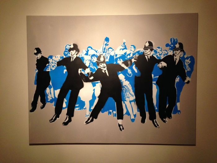 Iconic Photo Adapted into Stencils