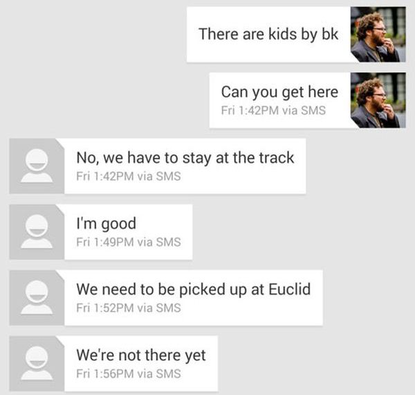 Texts Between a Father and His Son During the Arapahoe Shooting