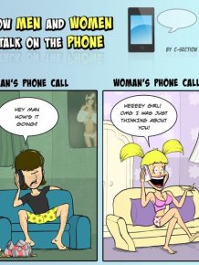 Talking On The Phone - Men Vs. Women