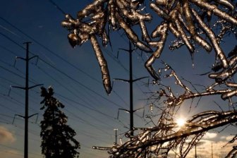 Ice Storm in Canada