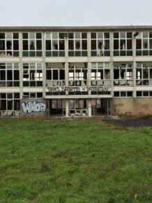 Graffiti Inside an Abandoned Nursing Home