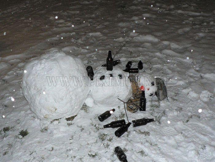 Drunk Snowmen