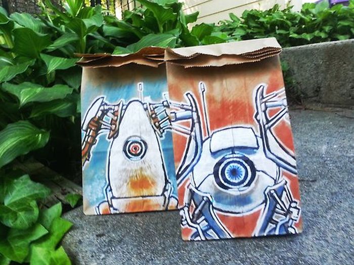 Lunch Bag Art, part 2