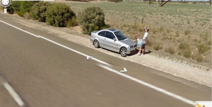 Very Strange Things Found on Google Street View