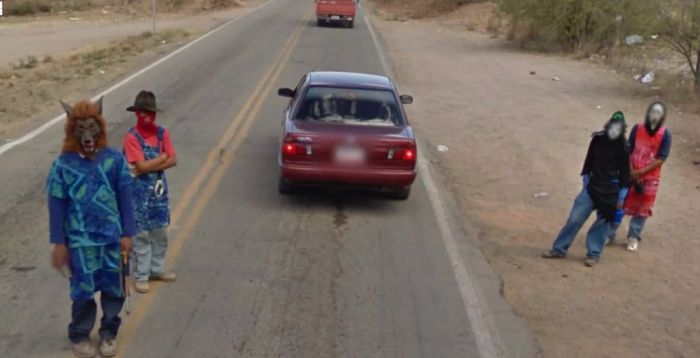 Very Strange Things Found on Google Street View