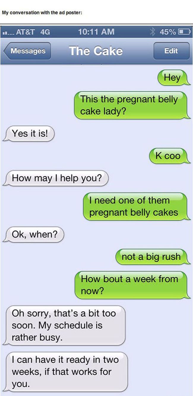 Pregnant Belly Cake Prank