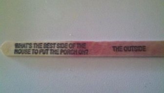 Popsicle Stick Jokes