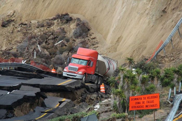 Landslide in Mexico