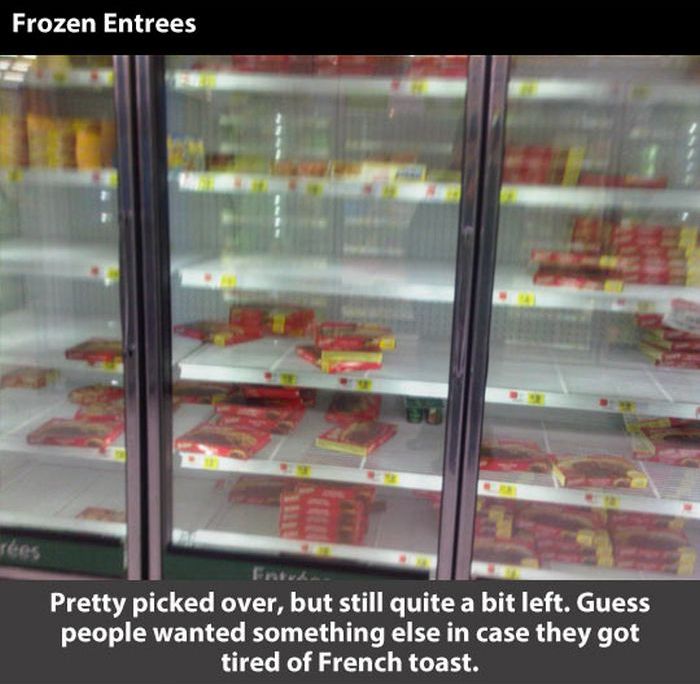 Walmart Before the Blizzard