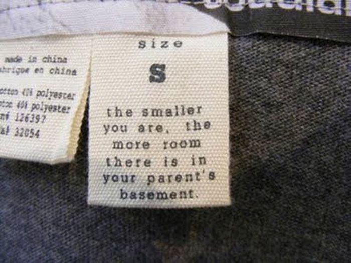 Funny Clothing Tags