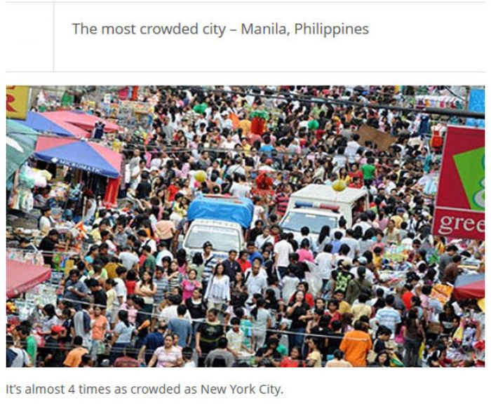 The Most Crowded Places