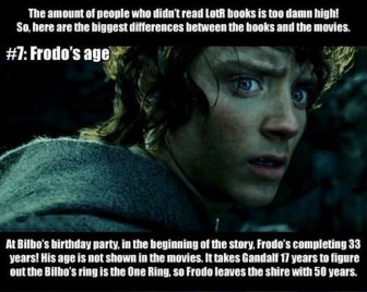 LotR. The Differences Between the Books and the Movies