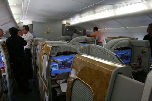 On board Emirates A380