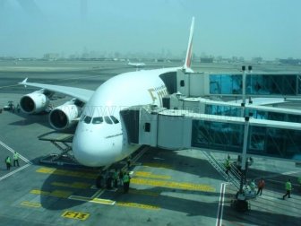 On board Emirates A380