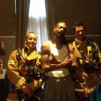 Snoop Dogg and Firefighters