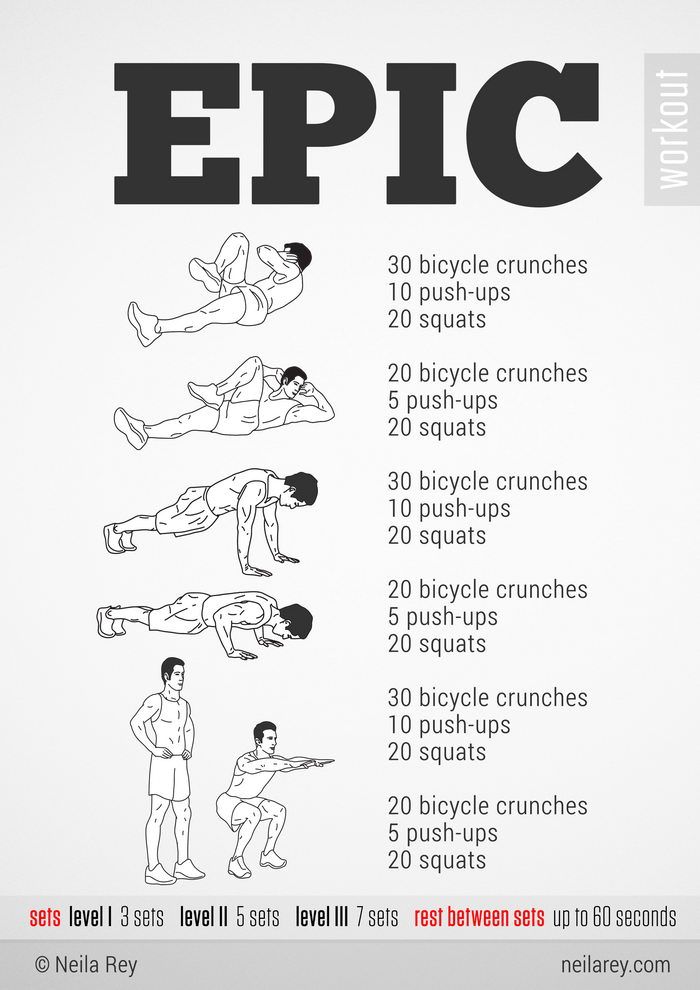 100 Workouts That Don’t Require Equipment