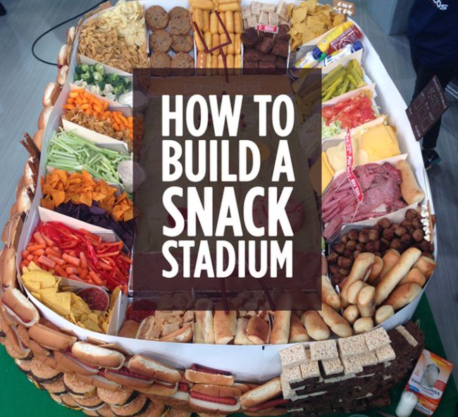 How To Build A Super Bowl Snack Stadium