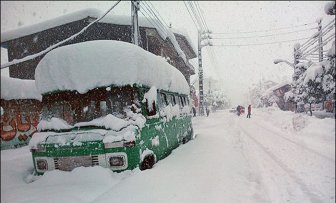 Snowstorm in Iran