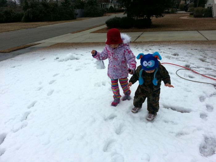 A Little Girl Desperately Wanted Snow in South Carolina