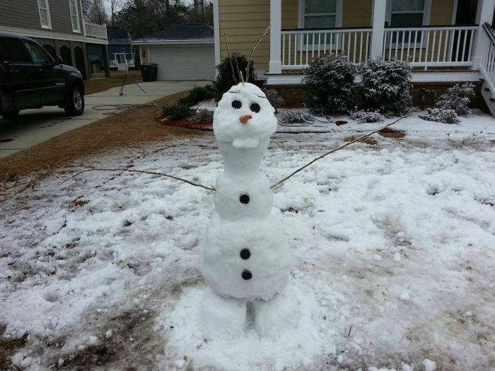 A Little Girl Desperately Wanted Snow in South Carolina