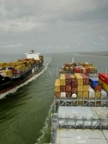 Great views from a cargo ship