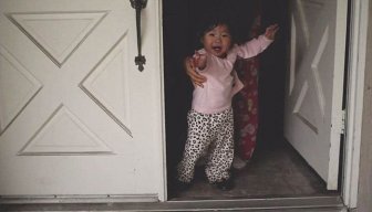 Little Girl Sees Rain for the First Time