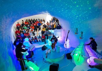 Performance Hall in Ice