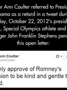 Open Letter from Franklin Stephens to Ann Coulter