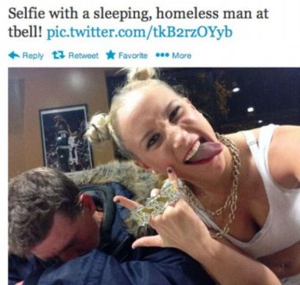 Posing with Homeless People is a New Selfie Trend