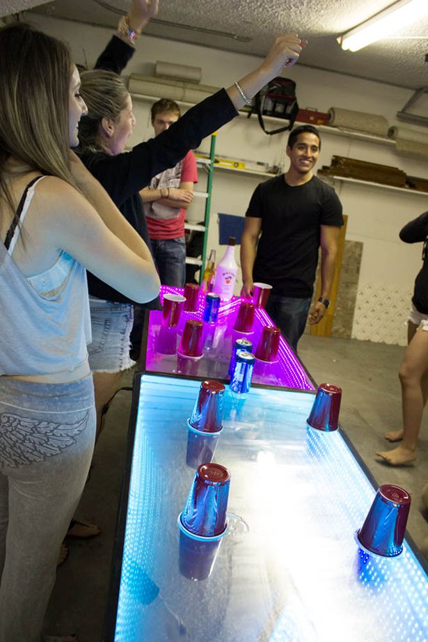 LED Beer Pong Table