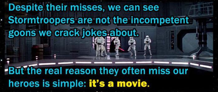 Why Stormtroopers Always Miss