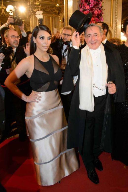 Kim Kardashian and Billionaire Richard Lugner
