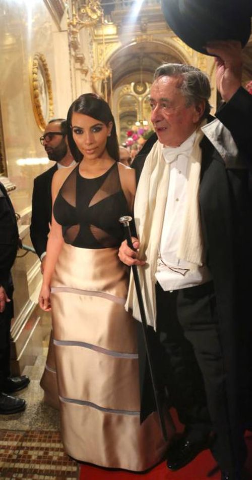 Kim Kardashian and Billionaire Richard Lugner