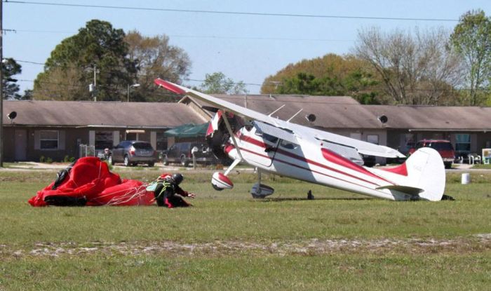 Skydiver Gets Hit by a Plane